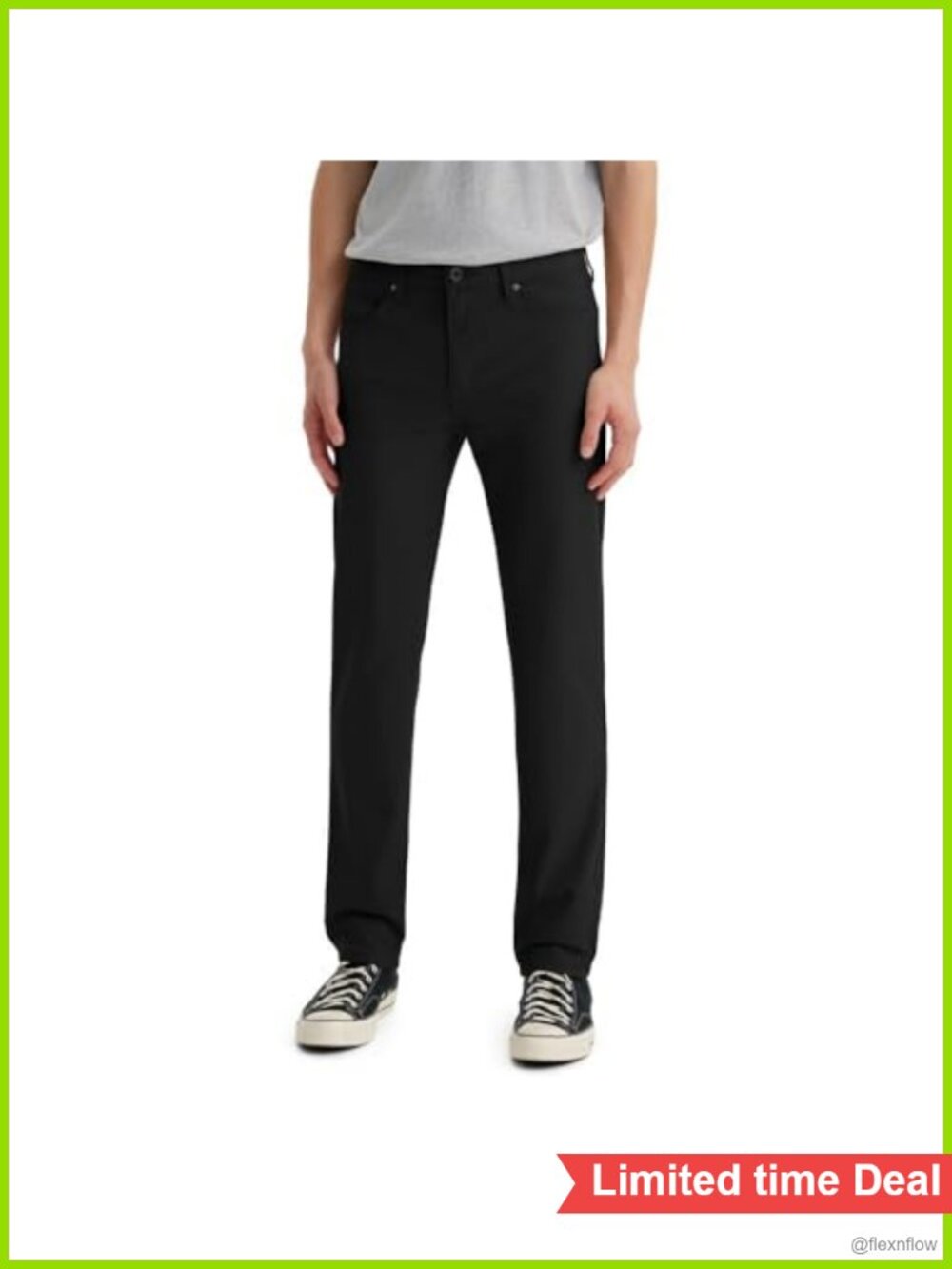 Levi's 511 Slim Tech Pants Men's Mid Rise Moisture Wicking UPF50+ Casual